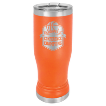 Load image into Gallery viewer, 14 oz Polar Camel Pilsner Tumbler w Clear Lid - Stainless-steel, double-wall vacuum insulation for beer &amp; other hot and cold drinks
